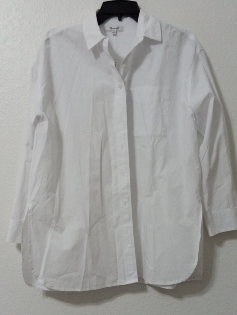 Madewell Signarure poplin oversized Shirt With Tags